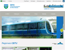 Tablet Screenshot of cbtu.gov.br
